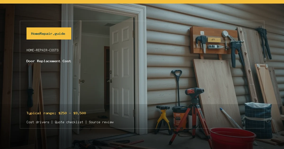 Door Replacement Cost cost guide cover image