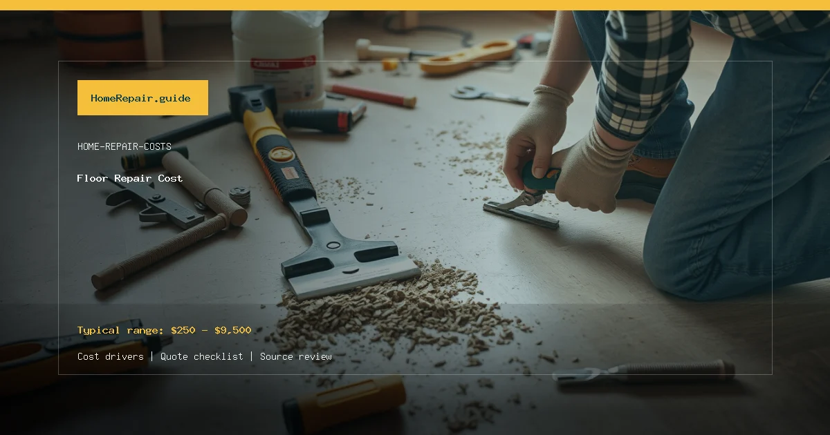 Floor Repair Cost cost guide cover image