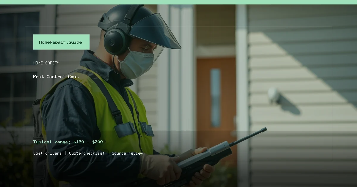 Pest Control Cost cost guide cover image