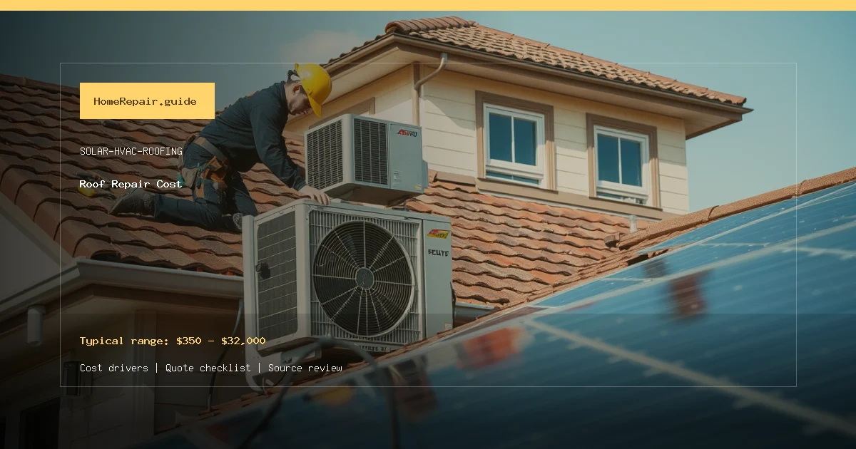 Roof Repair Cost cost guide cover image