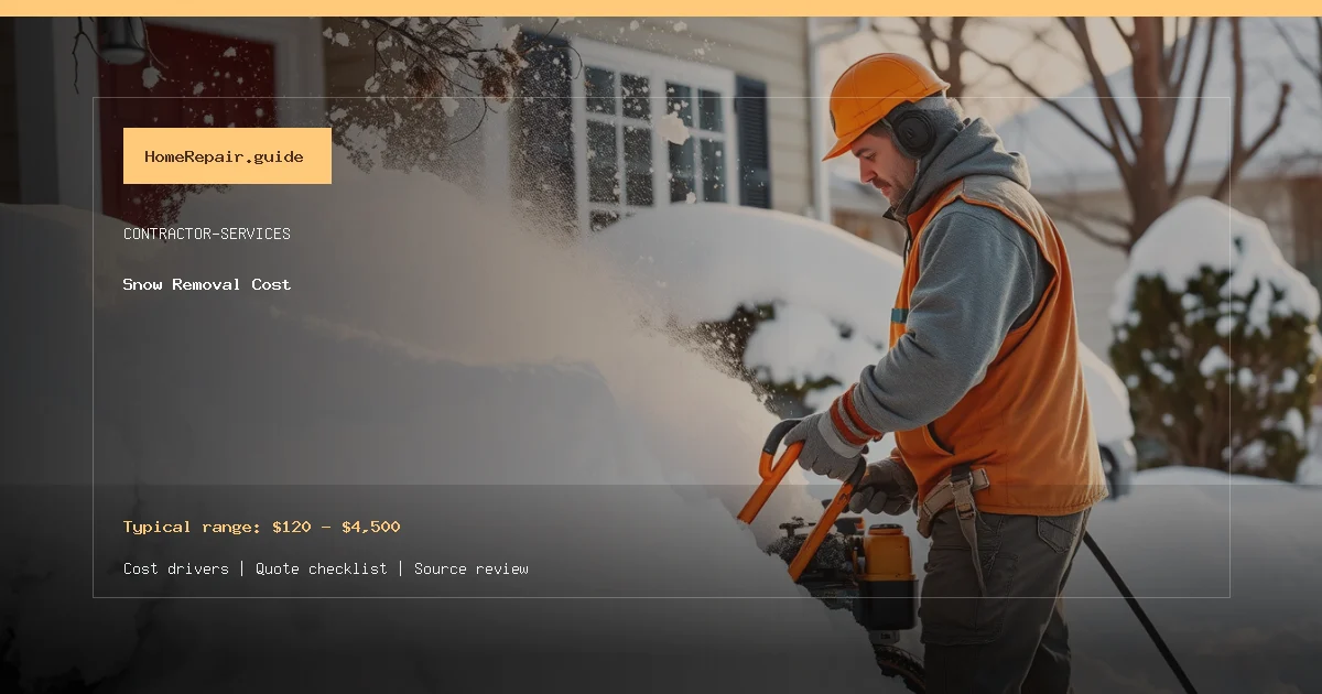 Snow Removal Cost cost guide cover image