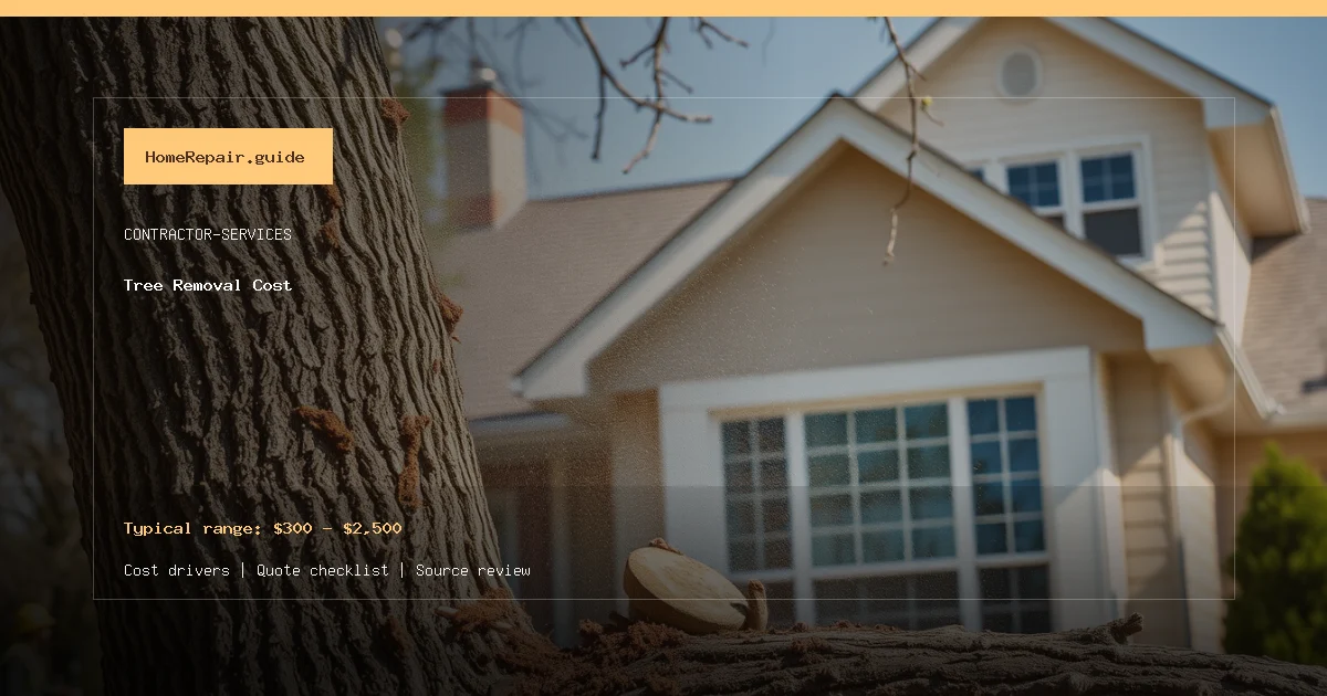Tree Removal Cost cost guide cover image